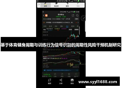 基于体育健身周期与训练行为信号识别的周期性风险干预机制研究